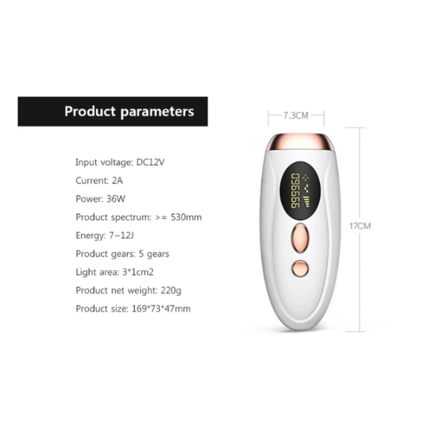 Depiladora IPL Facial y corporal | Uso en casa